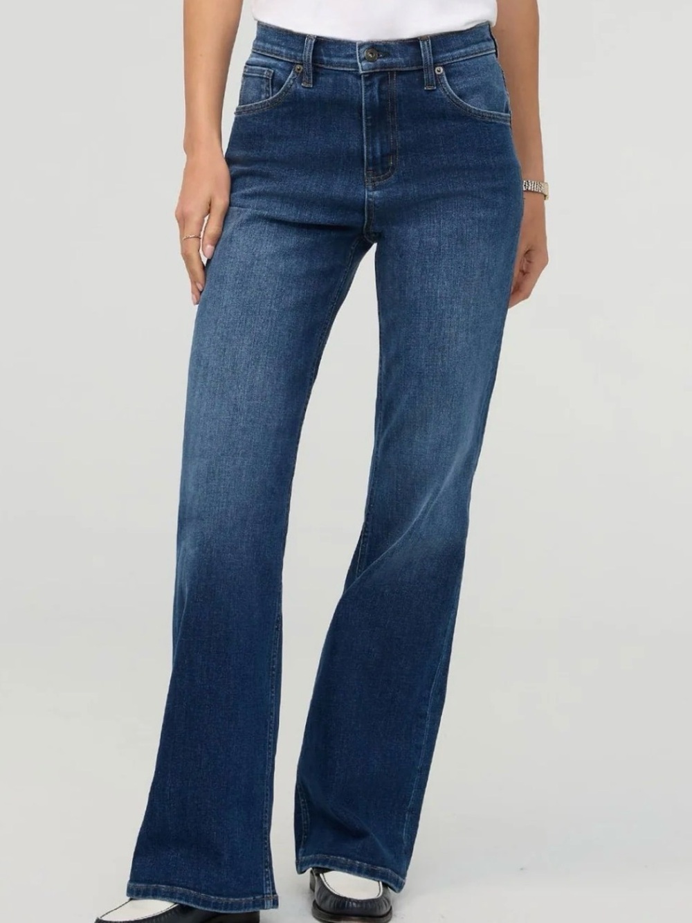 DUER Performance Denim High Rise Wide Leg
